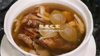 陳皮老鴨湯的做法及作用