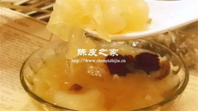 陳皮銀耳一起燉可以祛痰嘛