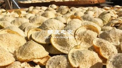 陳皮晾曬的時候為什么白色朝外