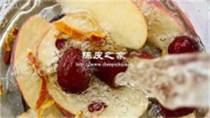 陳皮蘋果紅棗茶的做法和功效