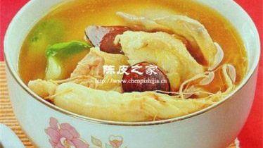 肉蓯蓉陳皮燉雞的做法和功效