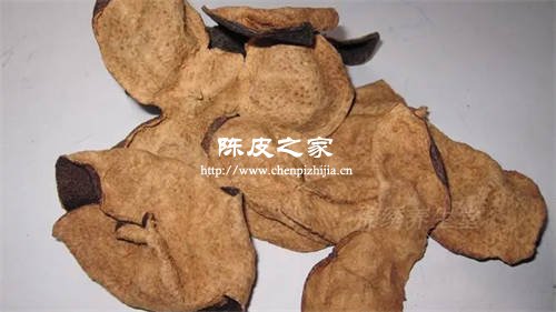 新曬陳皮內囊很黃正常嗎