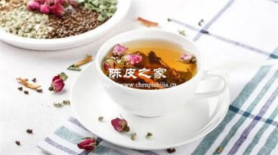 陳皮玫瑰花荷葉可以放在一起泡茶喝嗎