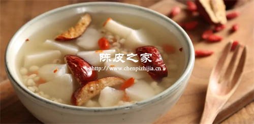 山藥白蘿卜陳皮煮水的功效