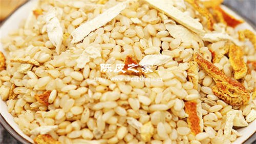 大米炒肉加生姜加陳皮會(huì)有什么功效