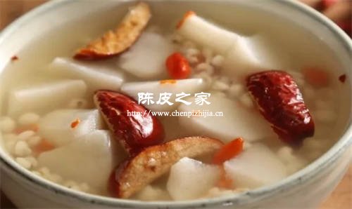 陳皮山藥大棗煮水喝有什么作用