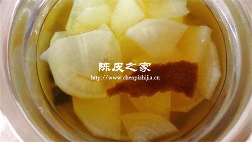 陳皮白蘿卜冰糖水的作用與功效是什么