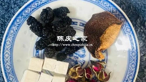 茯苓加桑椹加陳皮有啥功效