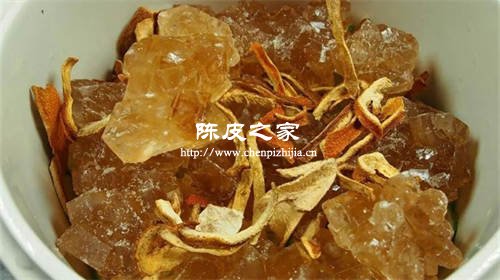 陳皮和冰糖一起喝起什么作用