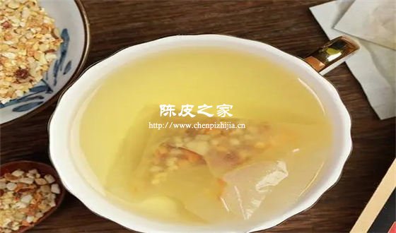 陳皮山藥白扁豆泡水治什么