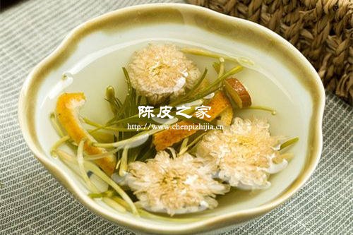 陳皮菊花金銀花泡水起什么作用