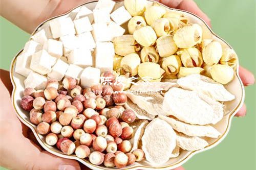 懷山藥茯苓芡實陳皮黃芪能放一起喝水嗎