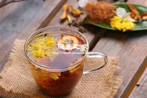 陳皮和菊花甘草一起泡水喝可以嗎