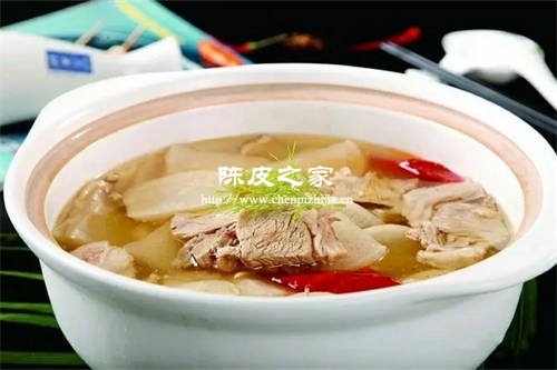 陳皮蘿卜燉羊肉的功效