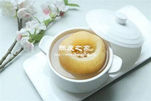 陳皮橘川貝雪梨冰糖功效與作用