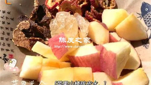 陳皮可以跟蘋(píng)果山楂一起煮水喝嗎