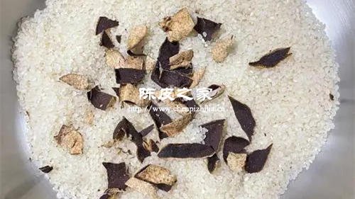 陳皮和大米炒來泡茶有什么作用