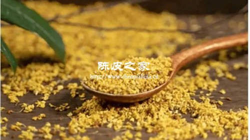 桂花和陳皮一起泡水喝的功效