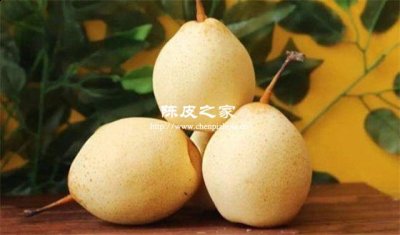 梨子加紅棗蘿卜陳皮的功效