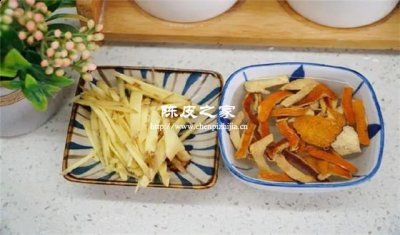 制作姜米茶可以加陳皮嗎