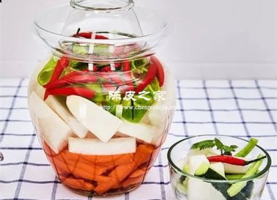玻璃泡菜壇子可以裝陳皮嗎