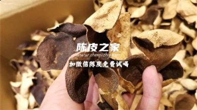 什么水果做的陳皮是最好的