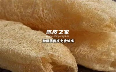 絲瓜瓤和陳皮的功效與作用