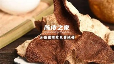 陳皮玉米須煮水喝的功效是什么