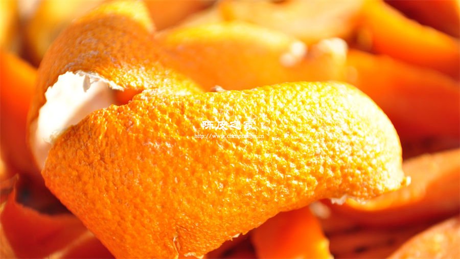 自己在家曬的桔子皮