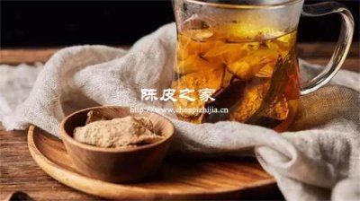陳皮姜茶有什么樣的功效