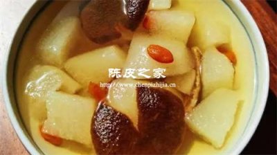 冰糖燉雪梨可以加陳皮嗎