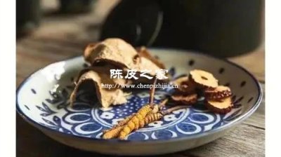 陳皮加蟲草泡水的功效是什么