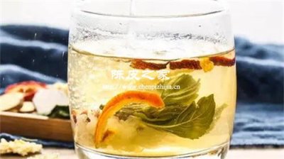 陳皮薄荷煲水要放多少水合適