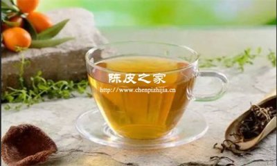 陳皮和茶葉的作用，怎么泡