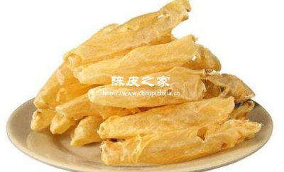 花膠可以和陳皮一起泡水喝嗎