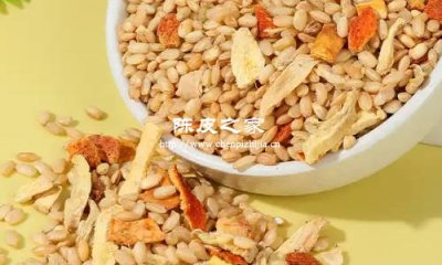 陳皮姜米茶的配方和制作方法