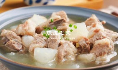 陳皮冬瓜排骨湯功效與作用