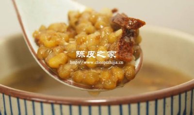 陳皮綠豆湯的功效與作用禁忌