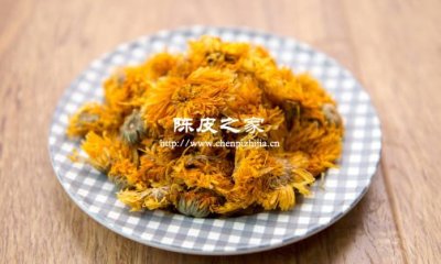 菊花陳皮一起泡水喝行嗎