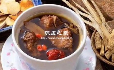 陳皮燉羊肉湯的功效與作用