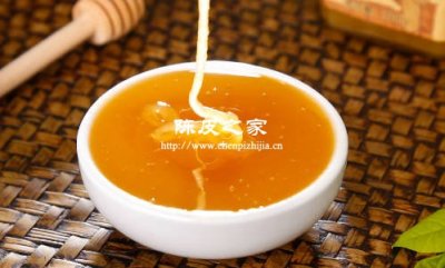 陳皮和蜂蜜泡水喝有什么好處