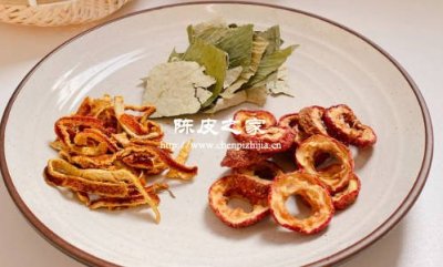 陳皮荷葉山楂茶的功效與作用