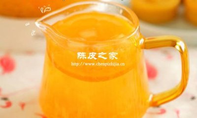 陳皮和橙子煮茶起什么效果