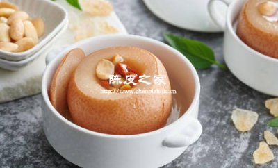 陳皮冰糖梨水的功效和作用