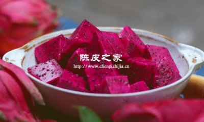 火龍果和陳皮能一起泡水喝嗎