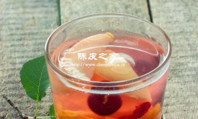 陳皮蘋果紅棗枸杞茶的功效