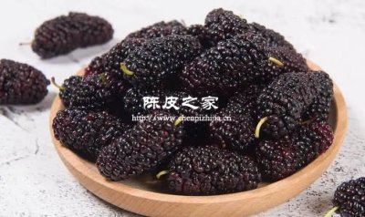 桑葚陳皮枸杞的功效與作用