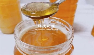 陳皮加蜂蜜泡水喝有什么作用