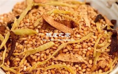 陳皮姜炒大米煮水治風寒感冒嗎