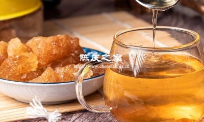 陳皮加冰糖泡水喝有什么功效